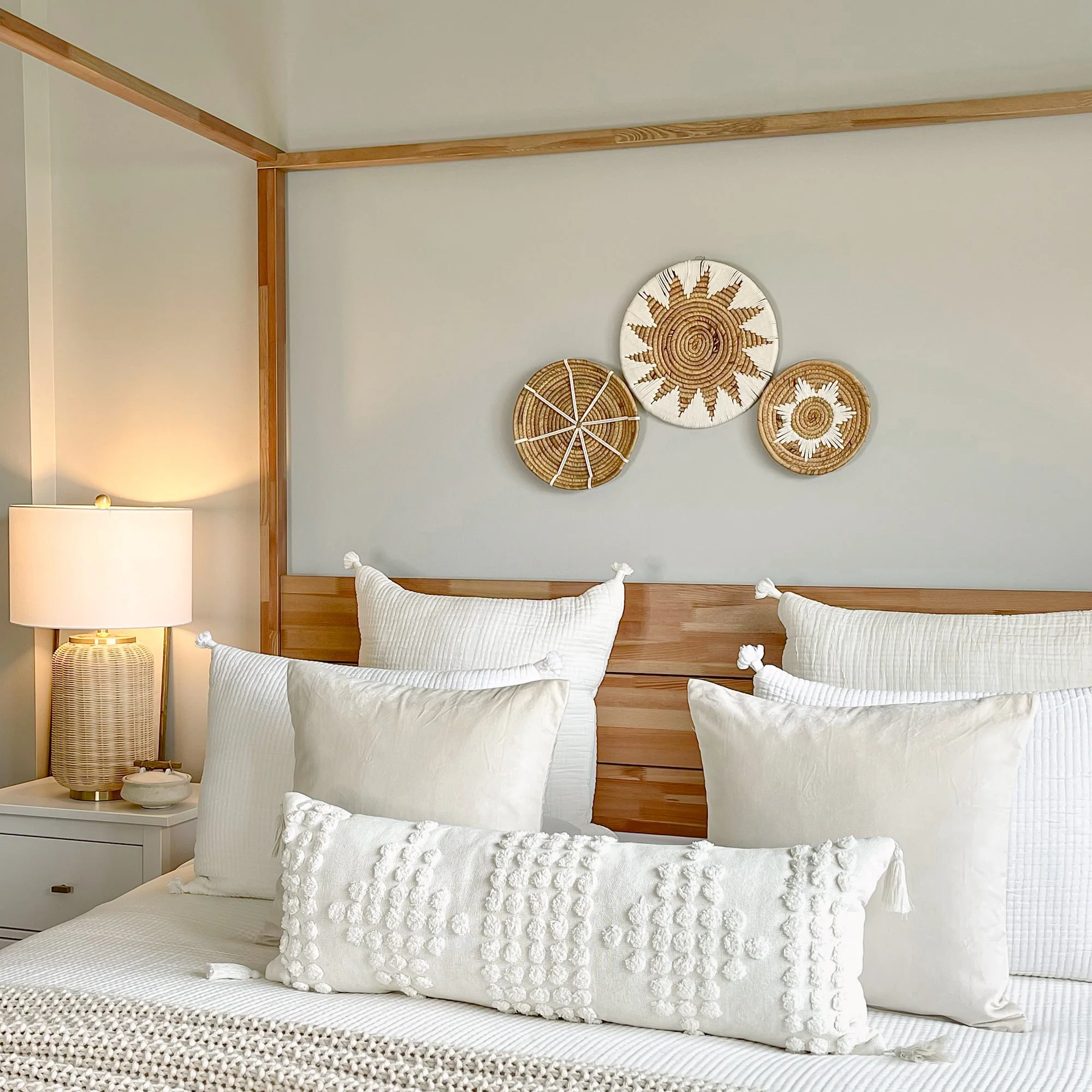 Bold Geometric and Star Wall Basket Decor Set - Image 14