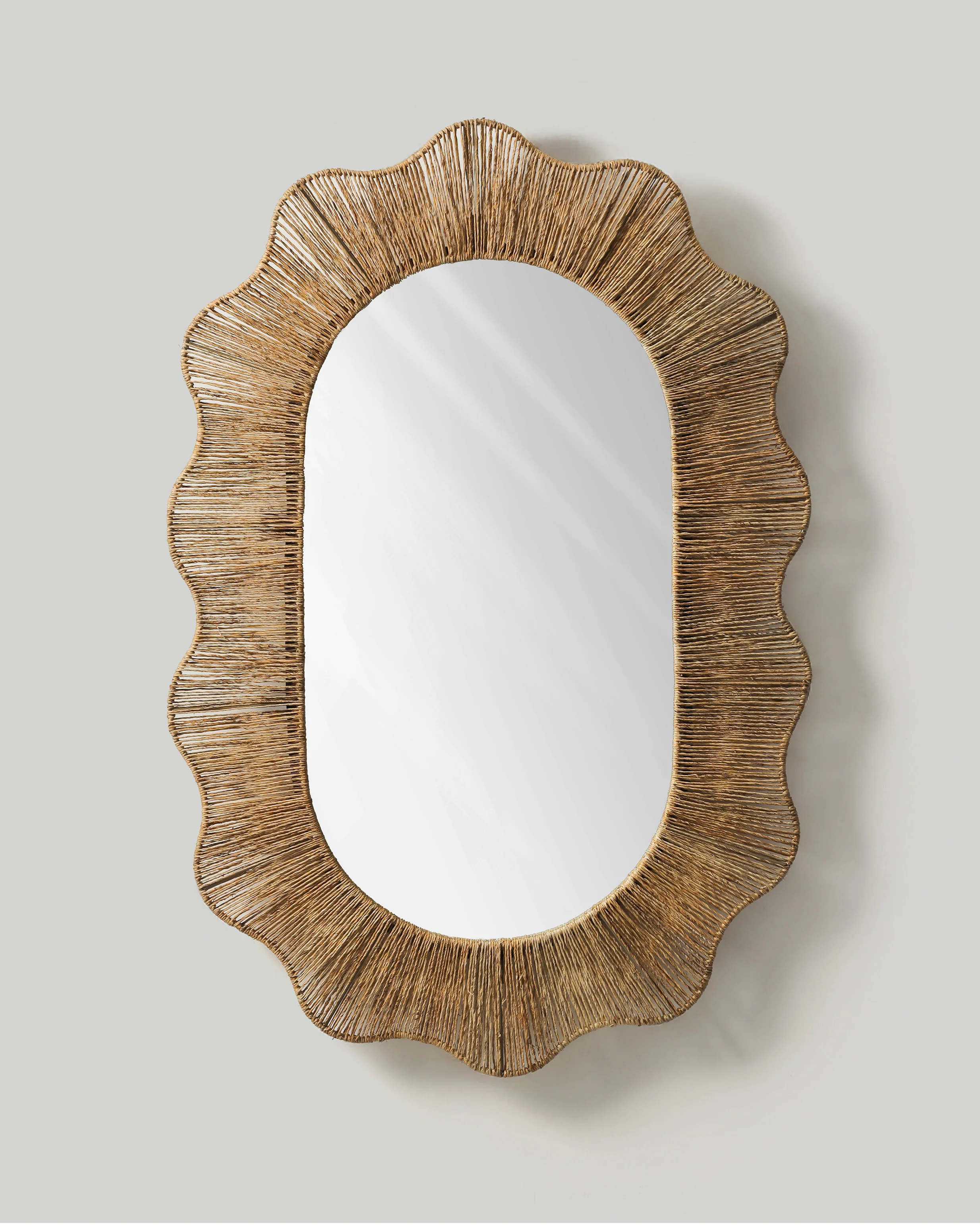 Fluted-Wave Oval Mirror - Image 5