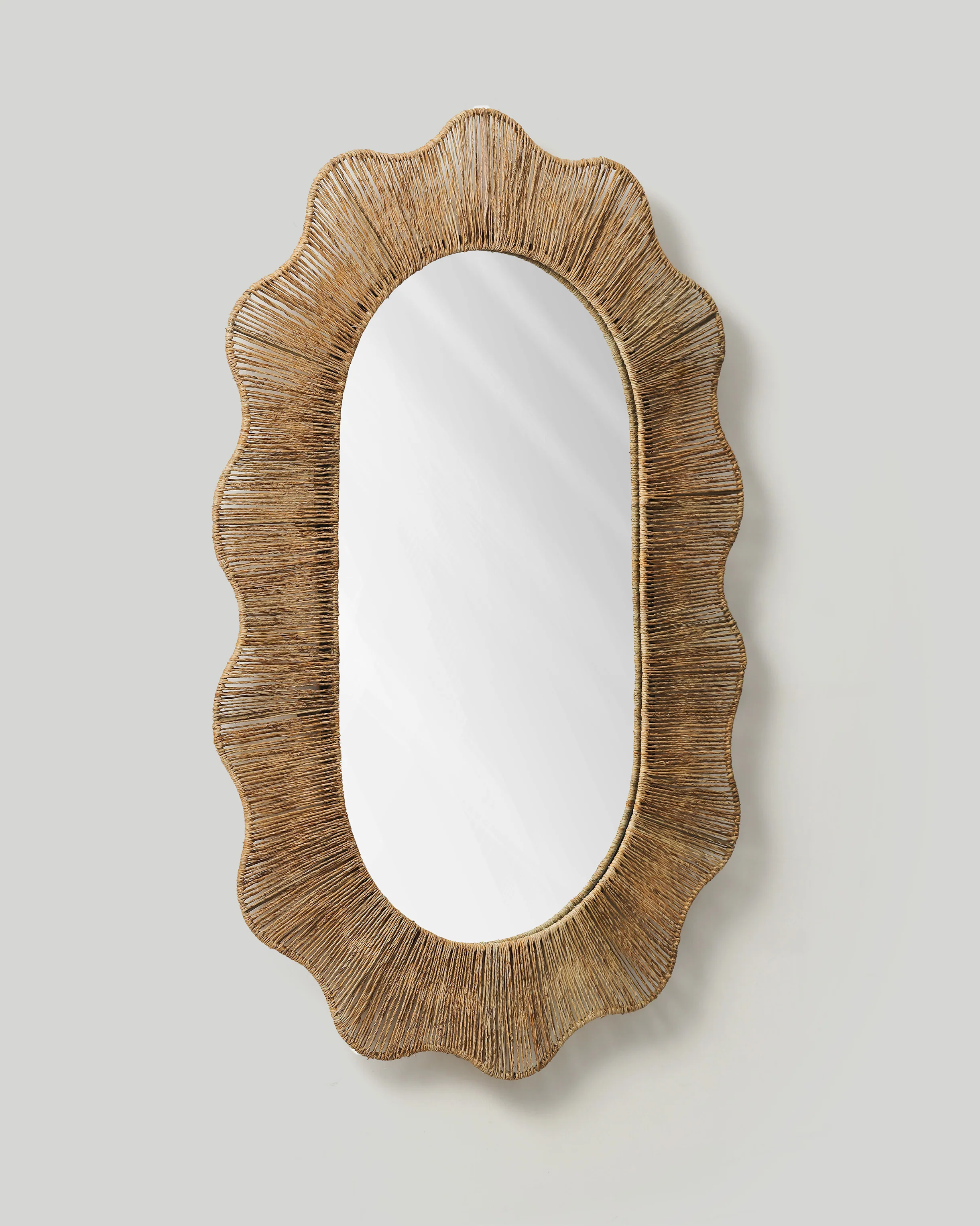 Fluted-Wave Oval Mirror - Image 6