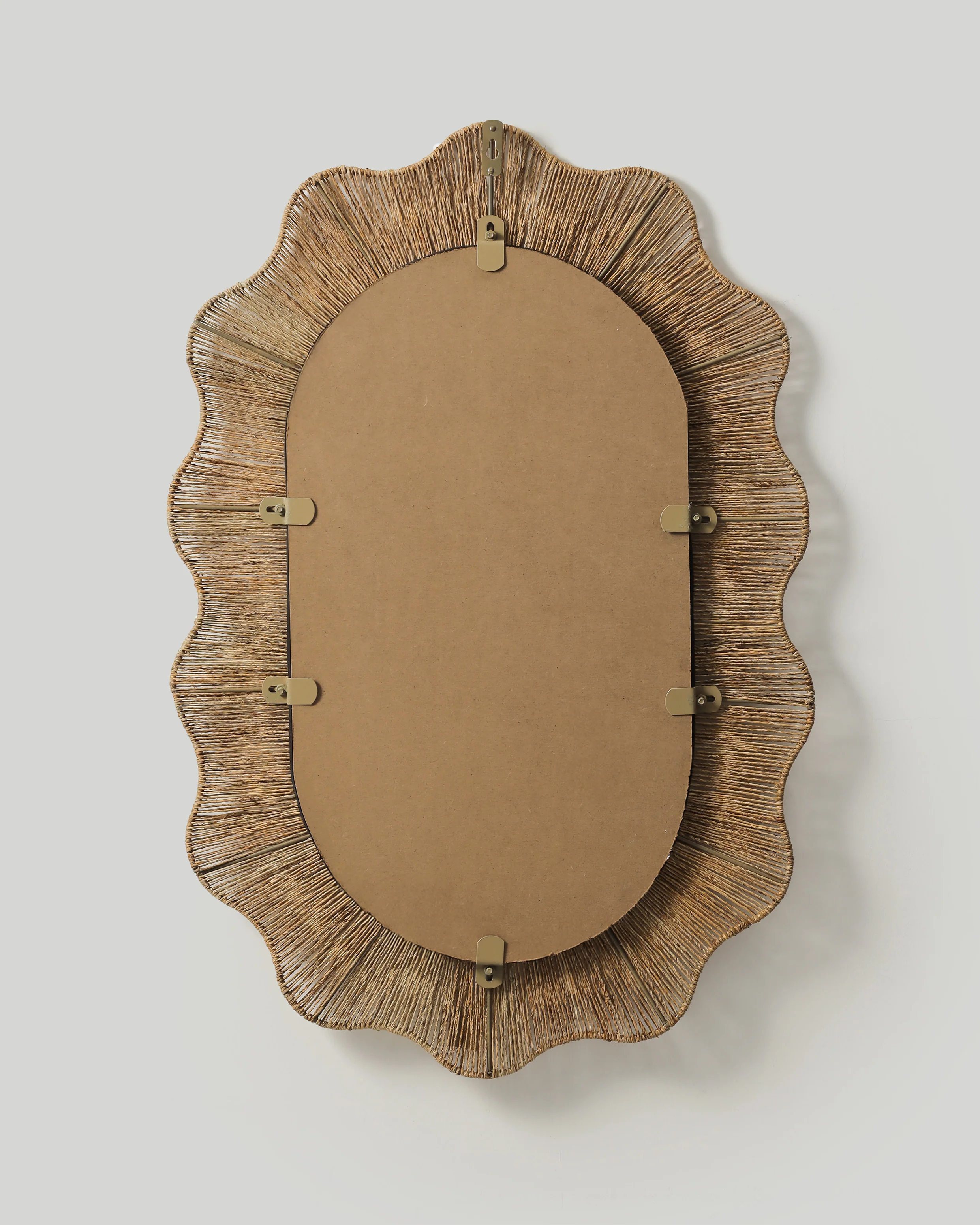 Fluted-Wave Oval Mirror - Image 7