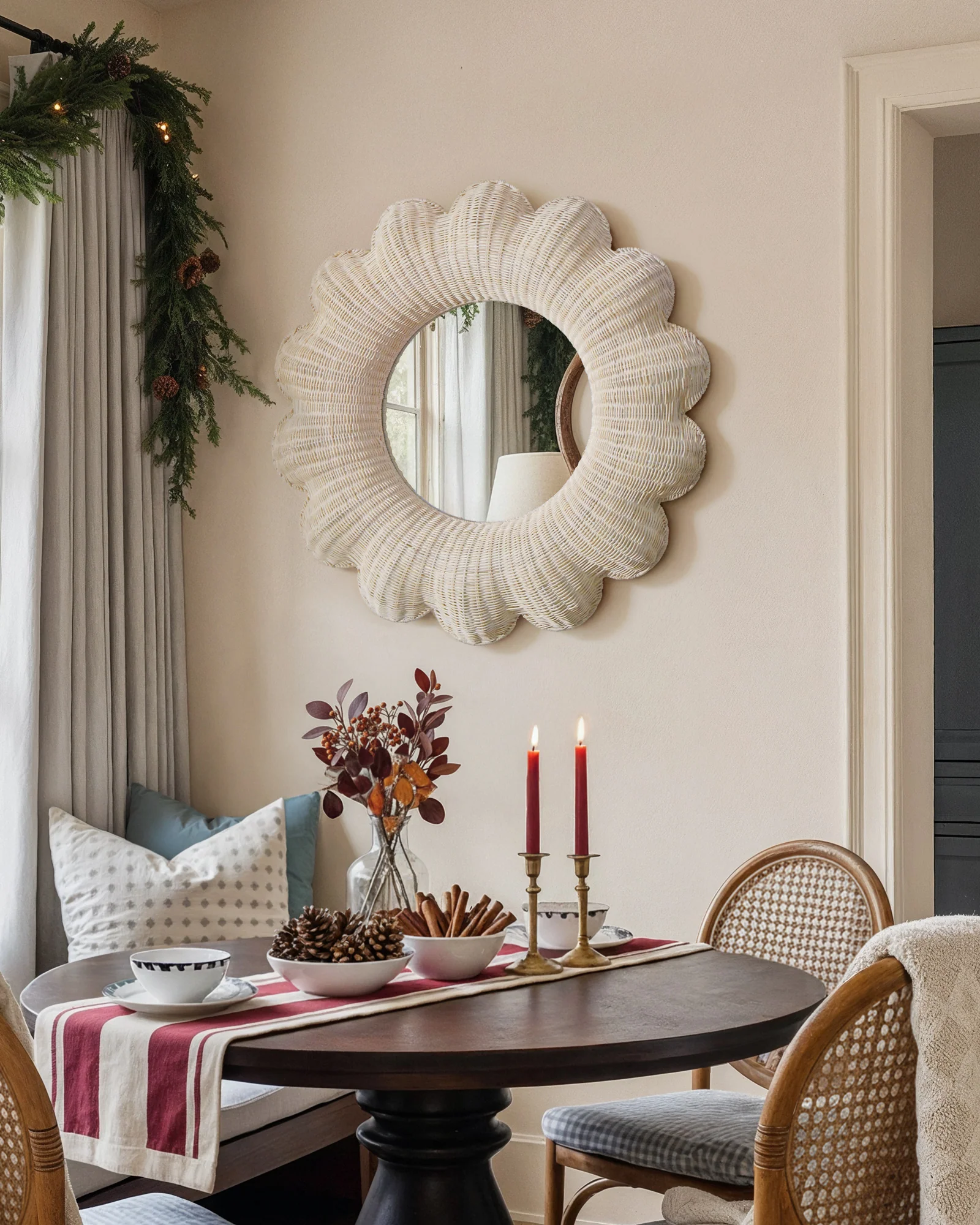 Petal Bloom Round Mirror - Image 6