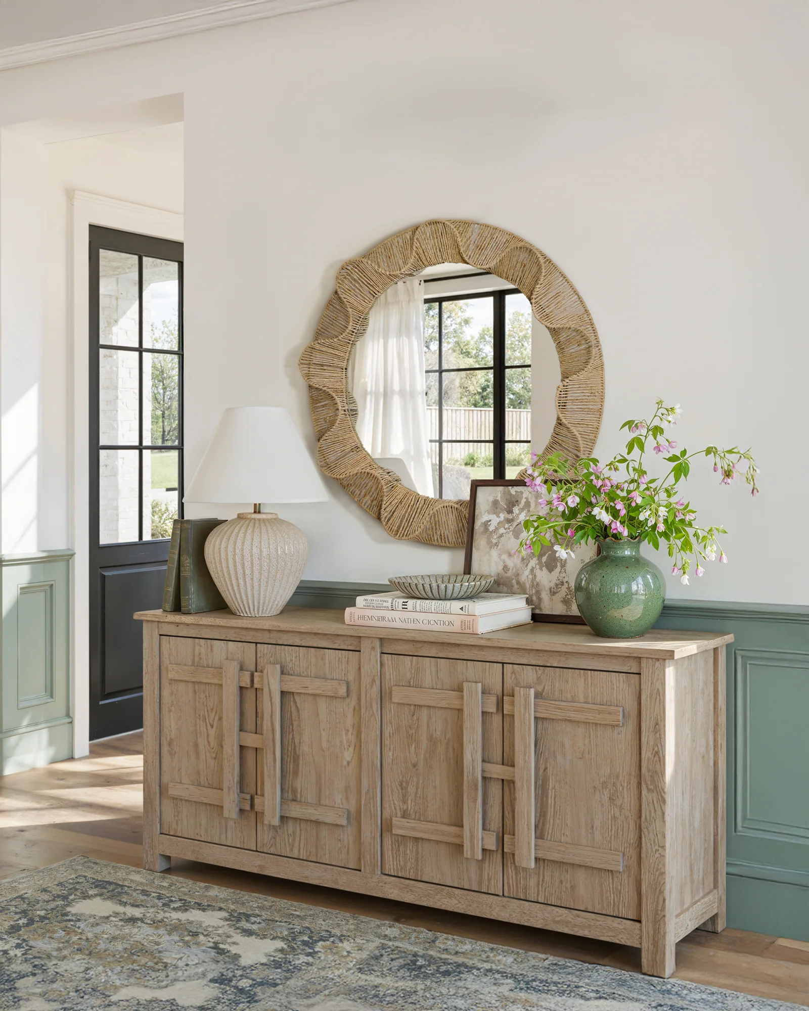 Pleated-Wave Round Mirror - Image 5