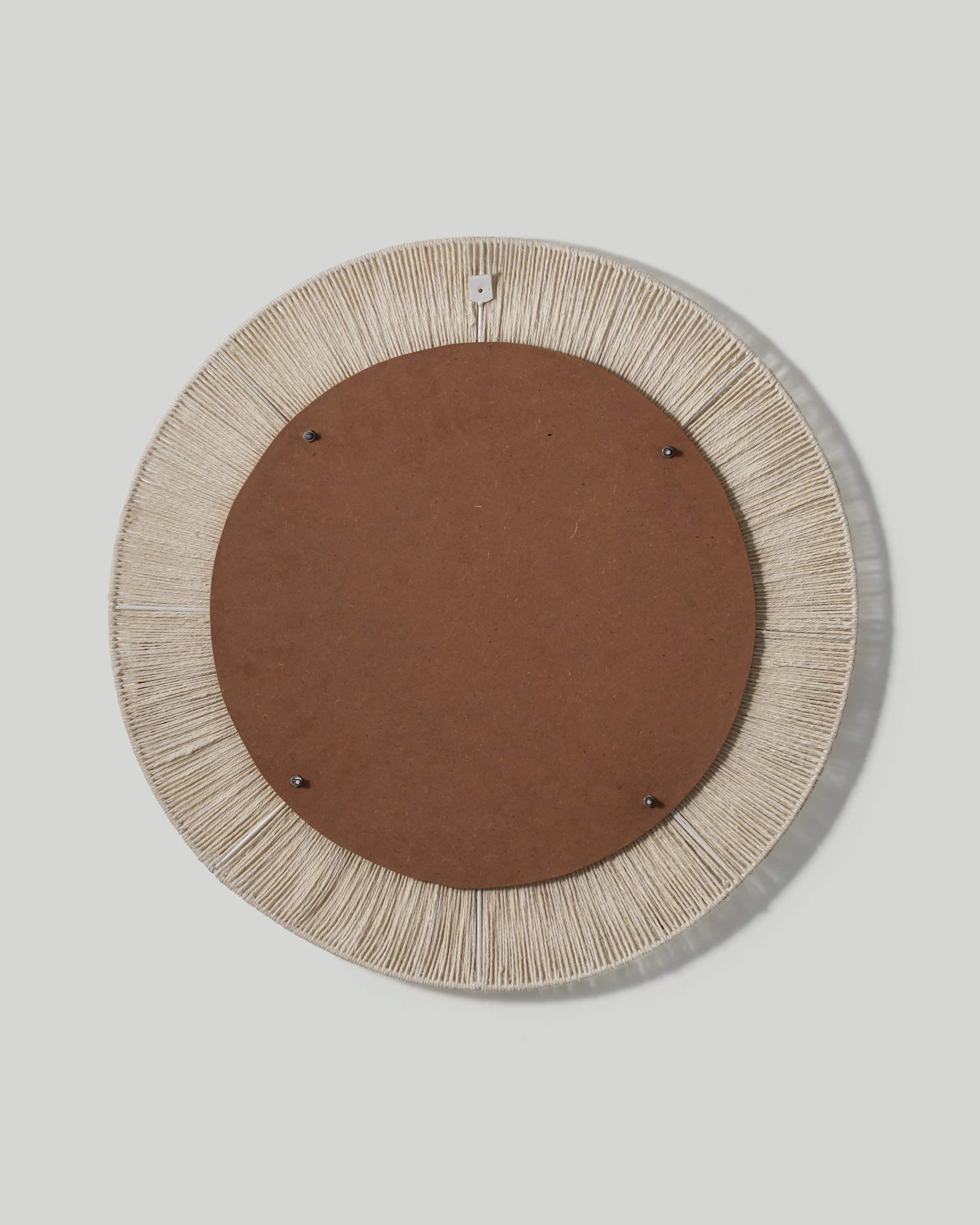 Radial Jute Round Mirror - Image 5