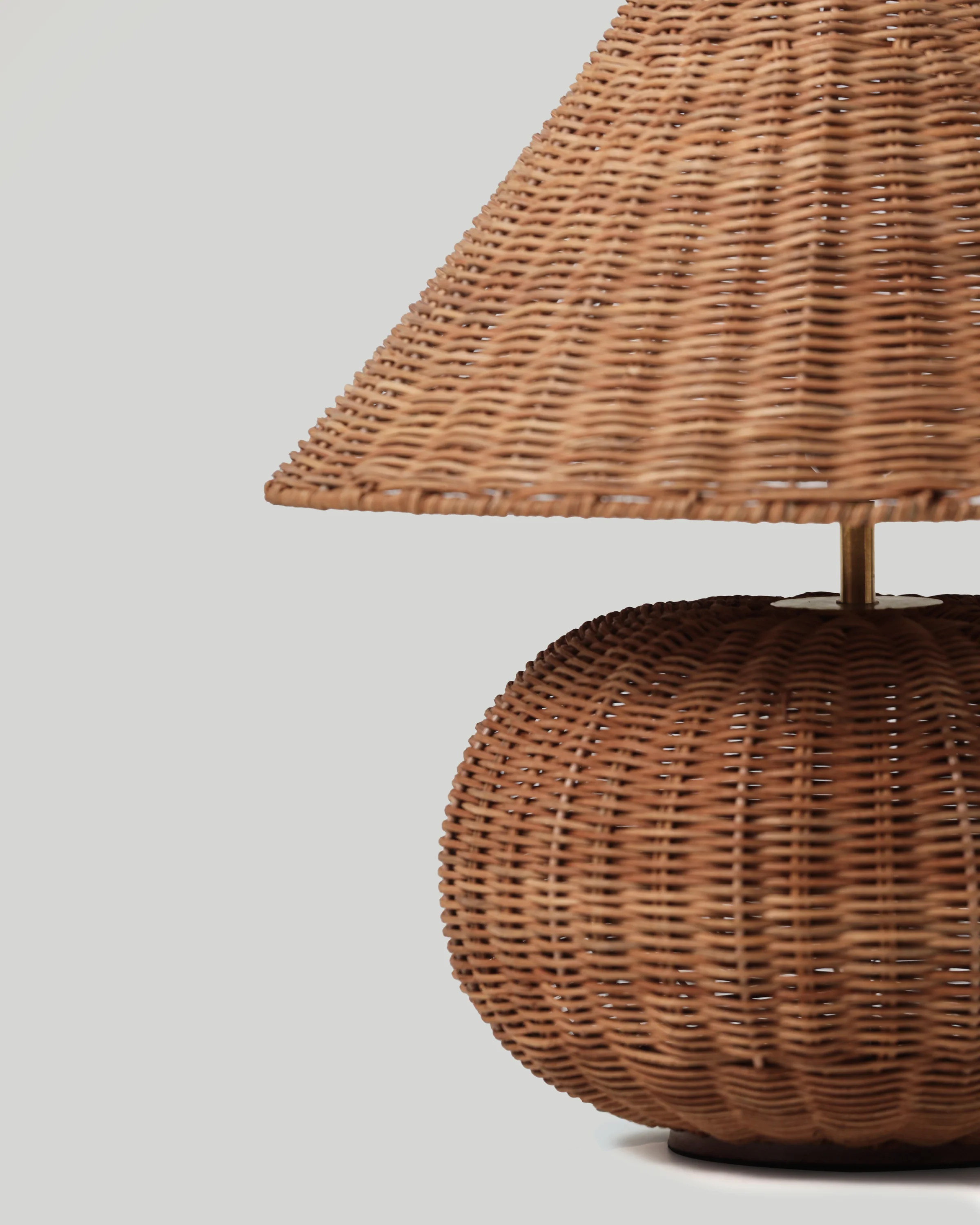 Rattan Globe Table Lamp - Image 3