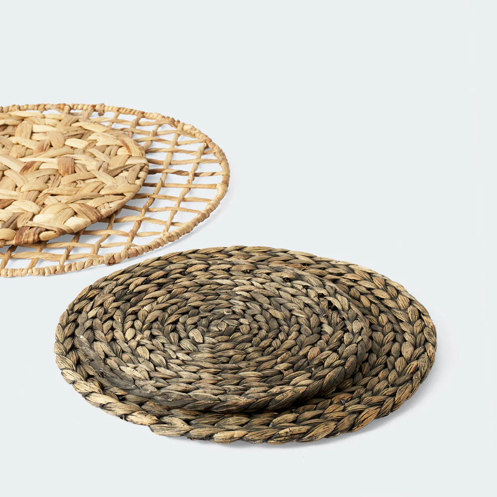 Seagrass and Water Hyacinth Wall Basket Decor Set - Image 6