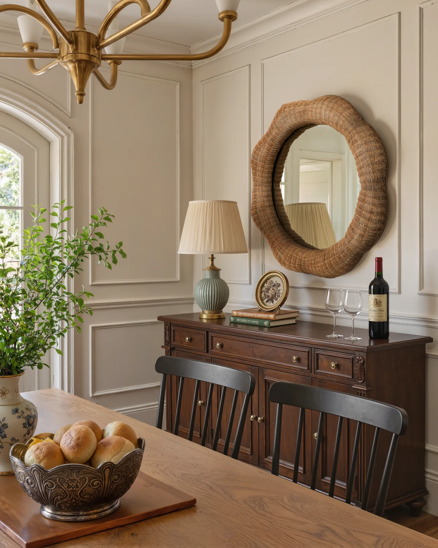 Soft-Scallop Round Mirror - Image 3