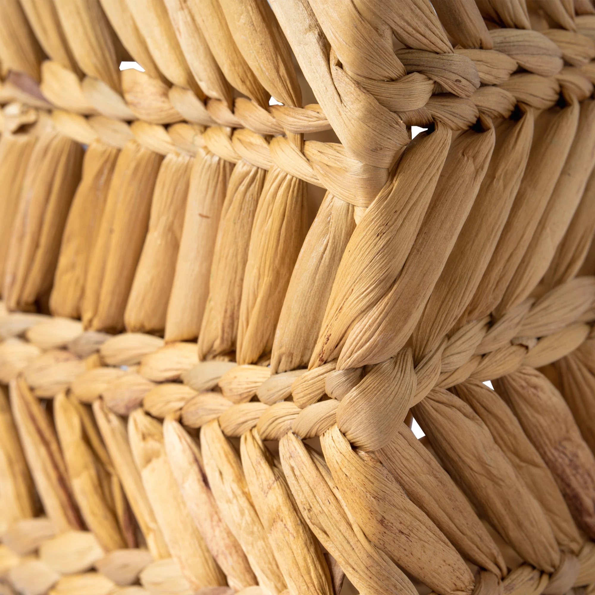 Water Hyacinth Wall Basket Decor With Handles - Image 7